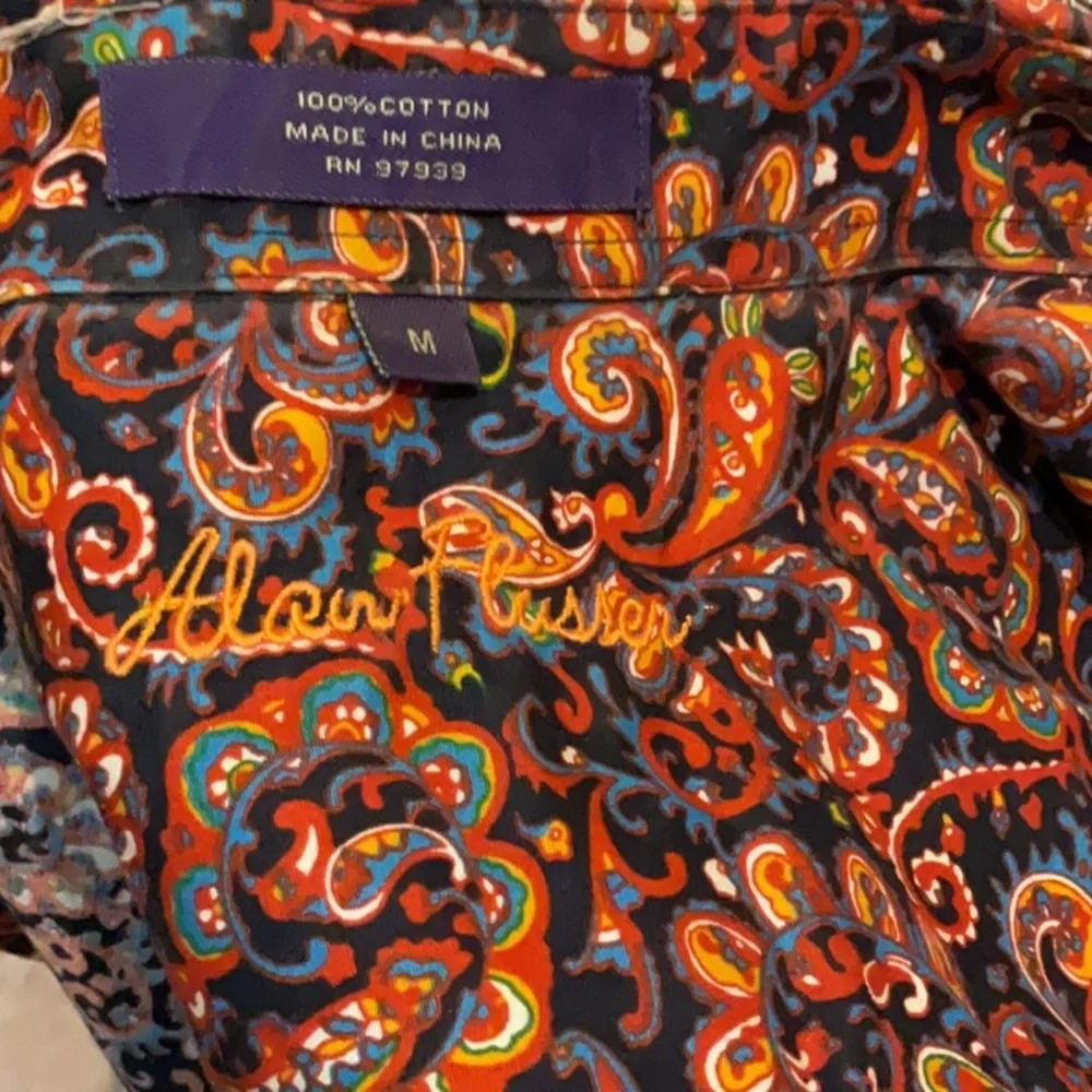 Alan Flusser Multicolor Paisley Shirt - Picture 3 of 3